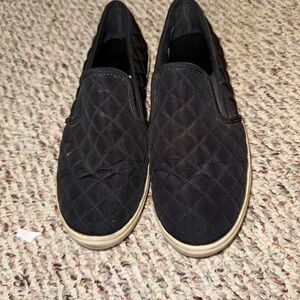 Quilted slip ons